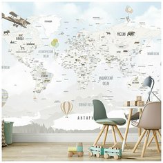 Фотообои виниловые OnPrint "MOUNTMAP UNIC" 400х270 см (ШхВ) в детскую
