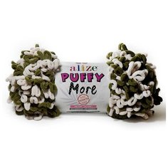 Пряжа Alize Puffy More (Пуффи Море) арт.6264 100% микрополиэстер 150г 11,5м 2шт
