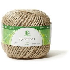Пряжа Камтекс Джутовая 100% джут 100г 80м 5шт