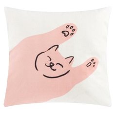 Чехол на подушку Этель "Нежный кот" 40х40 см, 100% п/э, велюр 5525425