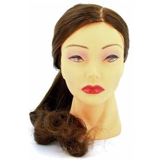 Голова маникена учебная DEWAL FI-2022XL-6 Шатенка протеин