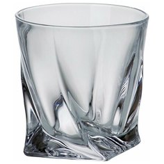 Стопки 55 мл 6 шт низкие Crystalite Bohemia "Квадро /Без декора" / 061074