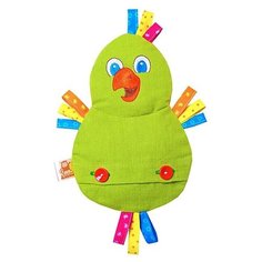 Мякиши Развивающая игрушка с вишнёвыми косточками «Попугай. Доктор мякиш»