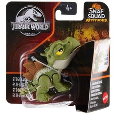 Фигурка Mattel Jurassic World® Сбежавшие динозаврики Snap Squad Стегозавр GXW58/GXW60