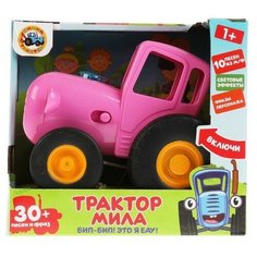 Игрушка-каталка Музыкальная "Трактор Мила" Умка, Синий трактор