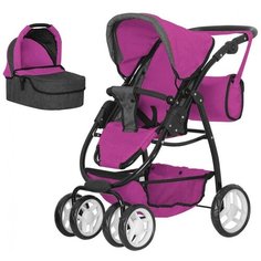 Коляска для кукол Carrello Avanti 2 в 1 Rose Red