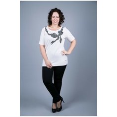 Футболка,Elena_Miro,кремовый,Арт.1119 (S)