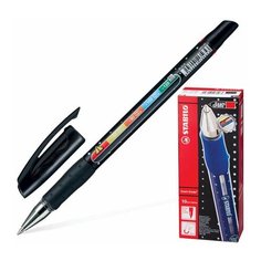 Ручка шариковая с грипом STABILO "Exam Grade", черная, корпус черный, узел 0,8 мм, линия письма 0,4 мм, 588/G-46, 588G1046