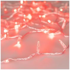 Светодиодная гирлянда ARD-STRING-CLASSIC-1000-CLEAR-100LED-PULSE Red (230V, 7W) (Ardecoled, IP65) Arlight