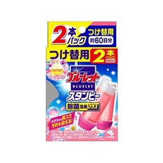 Очищающий и дезодорирующий гель KOBAYASHI для унитаза, цветочный аромат (запасной блок 28гр.x2шт)