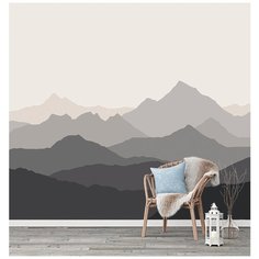 N01403 Фотообои Флизелиновые с виниловым покрытием Природа "Горы" 300х270 см Barton Wallpapers