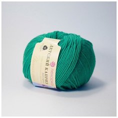 Пряжа Пехорка Детский каприз 335 изумруд 50% мериносовая шерсть, 50% фибра 50 г 225м 5 шт