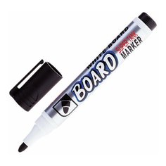 Маркер стираемый для белой доски черный, CROWN "Multi Board", 3 мм, с клипом, CBM-1000