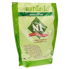 №1 Наполнитель комкующийся "№1 NATUReL "Зеленый чай", 4,5 л N1