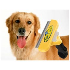 Фурминатор - расческа ширина лезвия 10 см приспособление для вычесывания кошек и собак L Fu Rminator