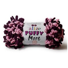 Пряжа Alize Puffy More (Пуффи Море) арт.6278 100% микрополиэстер 150г 11,5м 2шт
