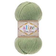 Пряжа Alize Baby Best (Беби Бест) 138 светло-зеленый 90% акрил, 10% бамбук 100г 240м 5шт