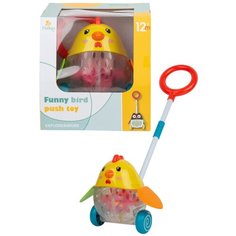 Детская каталка цыпленок / Каталка на палке со световыми эффектами / bt-gurneyСhicken01 Panawealth Inter Holdings