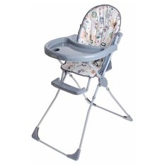 Selby Стульчик для кормления Selby 152 «Совы», цвет серый
