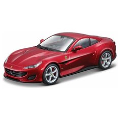 Bburago Коллекционная машинка Феррари 1:43 Ferrari Portofino, красная