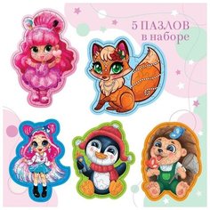 Лесная мастерская Промобокс фигурные пазлы для девочек