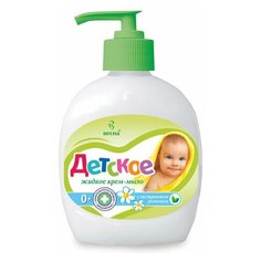 Мыло-крем жидкое 280 мл, детское, "Ромашка", дозатор, 5005 Весна