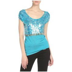 Топ,WHOS_WHO,бирюзовый,Арт.151B20028 (S)