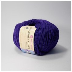 Пряжа Пехорка Детский каприз 78 фиолетовый 50% мериносовая шерсть, 50% фибра 50 г 225м 5 шт