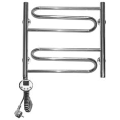 Полотенцесушитель электрический Domoterm Офелия П6 500x500 EL, тэн слева, хром