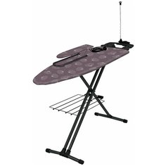 Гладильная доска InHome моноблок (1220х400 мм), подрукавник, удлинитель, полка (с одуванчиками)