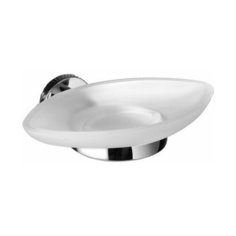 Настенная стеклянная мыльница Gedy G-Demetra, хром