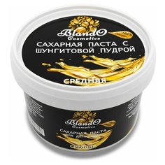 Blando Cosmetics Сахарная паста для шугаринга (депиляции) средняя с шунгитовой пудрой 800гр