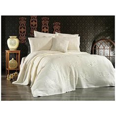 DOnCO Постельное белье Tulipano цвет: екру (2 сп. евро)