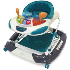 Ходунки Nuovita Carrozza 3 в 1: ходунки, качалка, стульчик для кормления verde/зеленый