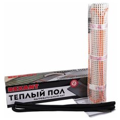 Теплый пол (нагревательный МАТ) двухжильный Rexant, 3,0 м² (0,5 х 6,0 метра), 480Вт