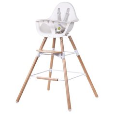 Стульчик для кормления Childhome Evolu 2, natural/white