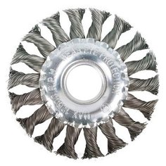 2302011 Щетка-крацовка дисковая, для УШМ, стальная жгут. проволока, 100мм, T4P