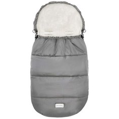 Конверт-мешок Amarobaby Snowy Travel (однотонный) 105 см серый