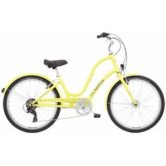 Велосипед городской Electra Townie 7D EQ Step Thru 26" Yellow(В собранном виде)