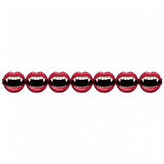 Декорация на хэллоуин: Гирлянда на Хэллоуин "Клыки" (13835) Amscan