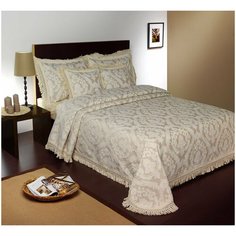 Lumatex Покрывало Jarod Цвет: Экрю/Коричневый (220х260 см)