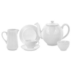 Сервиз чайный Pillivuyt на 6 персон, 15 предметов, фарфор, белый