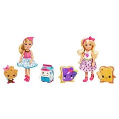 Кукла Barbie Челси и сладости, 14 см, FDJ09