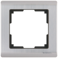 Рамка 1п WerkelWL02-Frame-01, серый