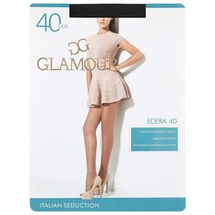 Колготки Glamour Edera, 40 den, размер 4-L, nero (черный)