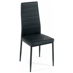 Стул TetChair Easy Chair (mod. 24), металл/искусственная кожа, цвет: черный