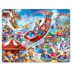 Рамка-вкладыш Larsen Парк аттракционов (US29), 17 дет.