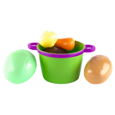 Набор продуктов с посудой Пластмастер Борщ 21044 разноцветный