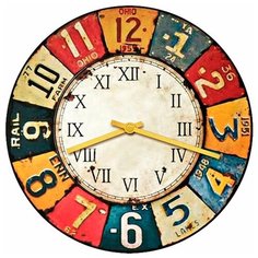 SvS Настенные часы SvS 3001099 Loft СВС