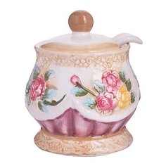 Сахарница с/кр + ложка розы Loraine 22440 KSMB-22440